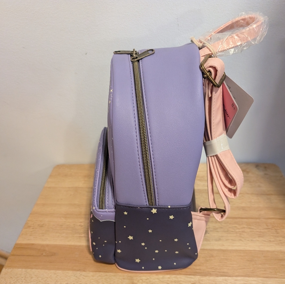 Sanrio Purple Mini Backpack with Sparkly Castle Design - Picture 5 of 5